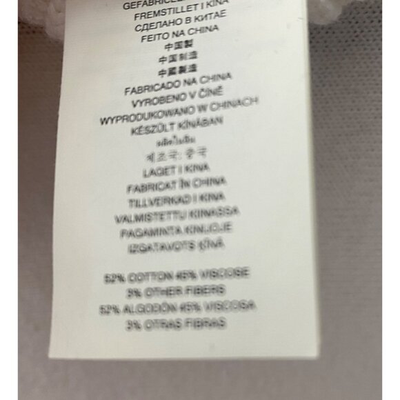 Michael KorsTurtleneck Poncho Sweater Womens XL White Cotton Blend Relaxed - Picture 10 of 12